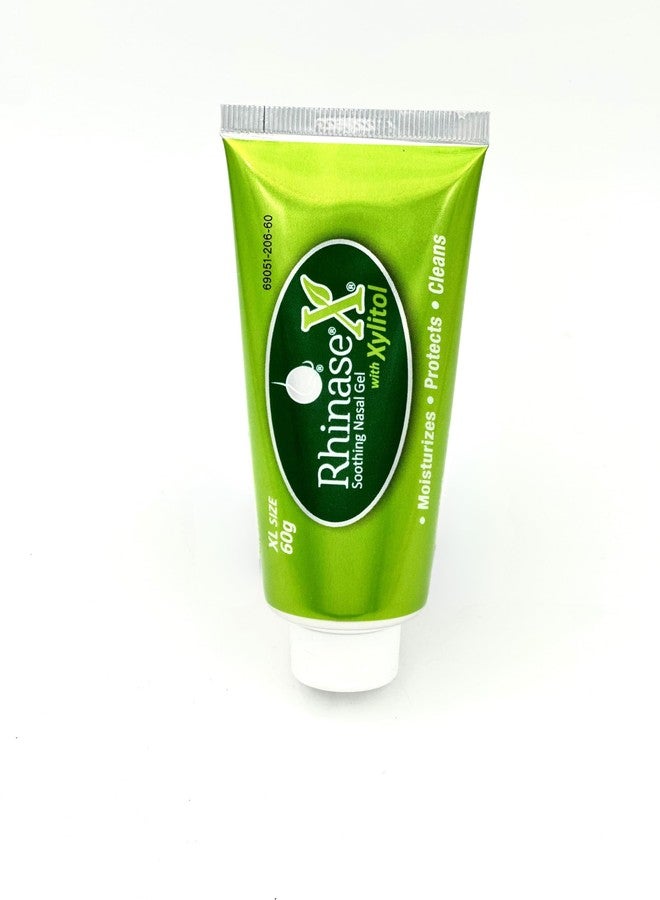 Rhinase X Nasal Gel | Long Lasting Symptom Relief from Nasal Dryness from Low Humidity and Allergy| Great for Travel Dryness Caused by Dry Nose. 60g - Image 1